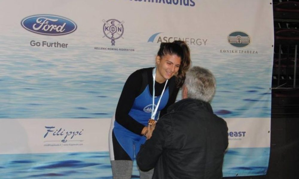 Χανιά: Χρυσή η Μαρία Μακριδάκη στους 1ους πανελλήνιους αγώνες κλειστής κωπηλασίας!