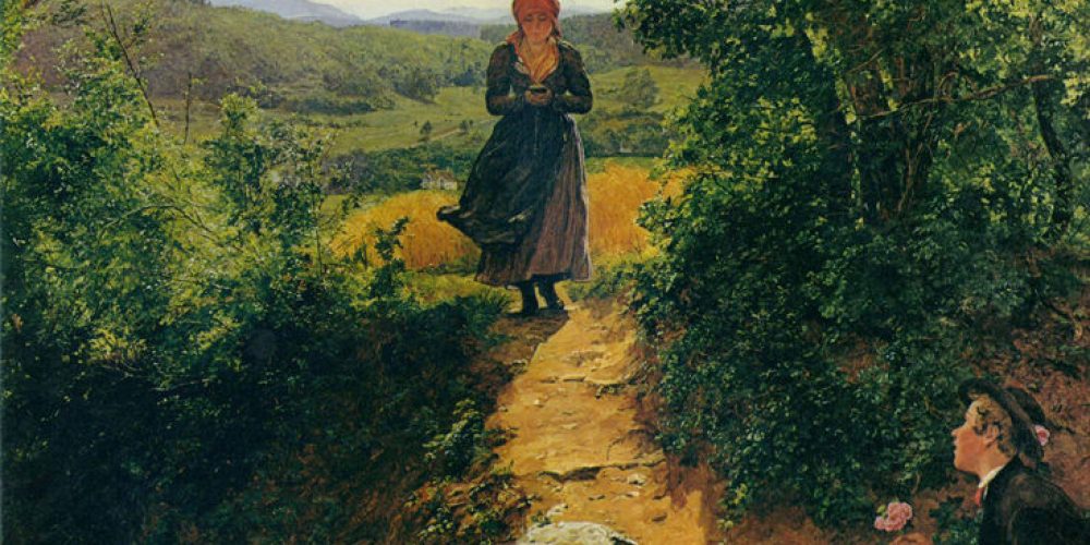 Κρατάει αυτή η γυναίκα ένα κινητό τηλέφωνο σε πίνακα του 1860;