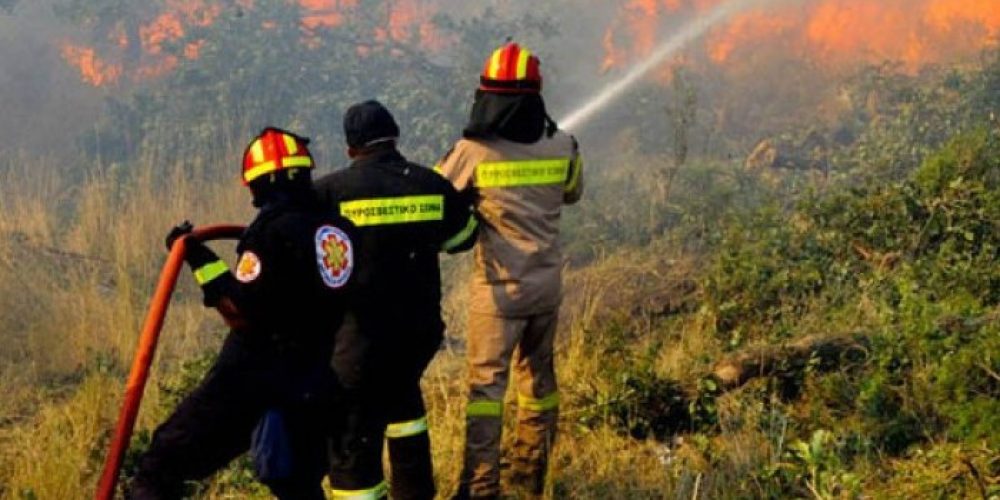 Πυρκαγιά στην Κίσαμο καίει ελιές και δασική έκταση