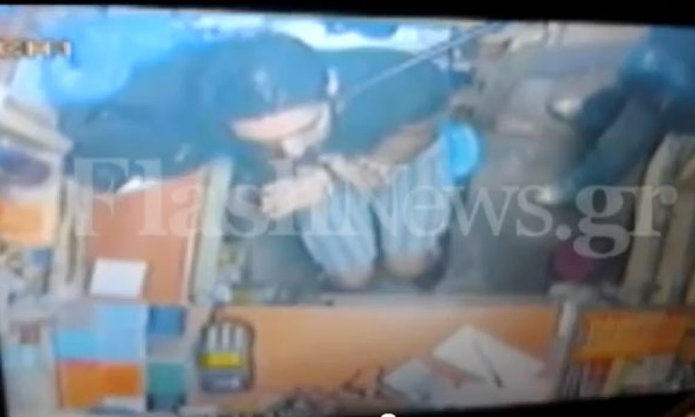 Ένοπλη ληστεία σε περίπτερο επί της οδού Σελίνου στα Χανιά (video)