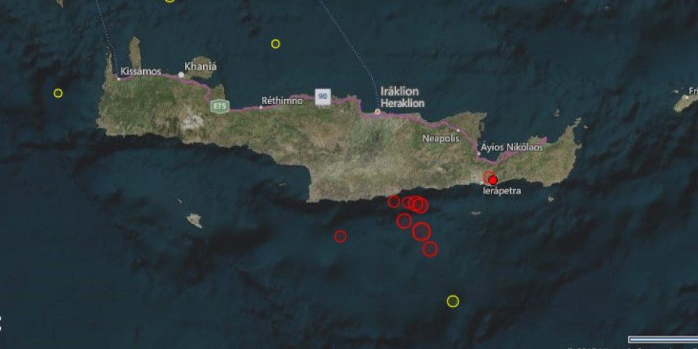 Συνεχείς μετασεισμοί μετά τα 5,3 Ρίχτερ στην Κρήτη