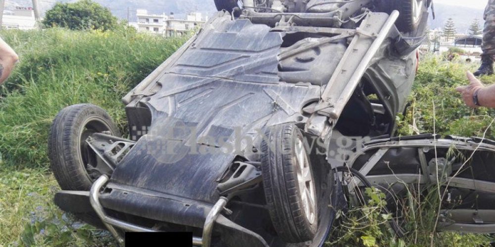 Χανιά: Σύγκρουση αυτοκινήτων στα Λιβάδια – Στο νοσοκομείο ένας οδηγός
