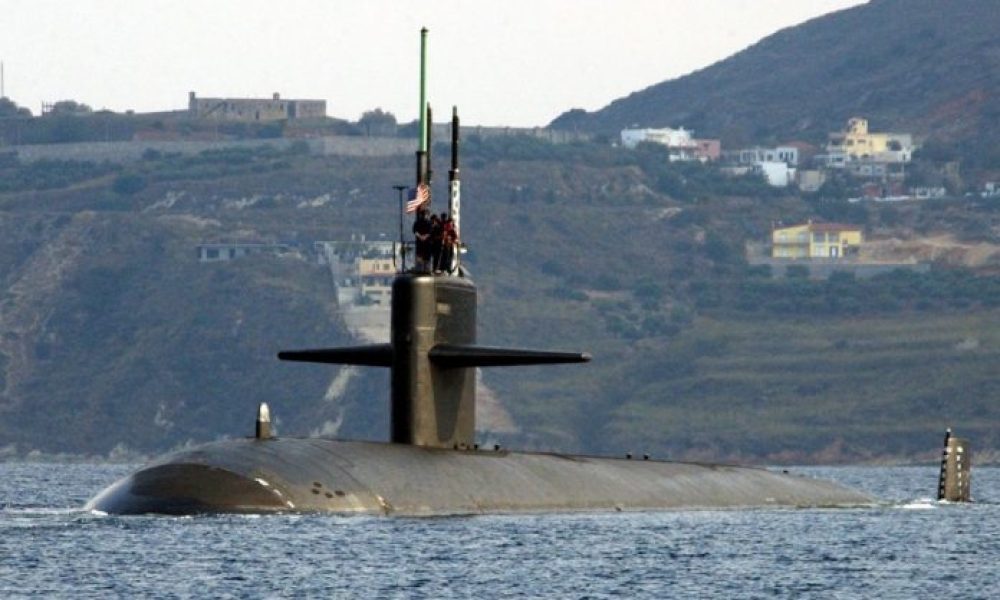 Χανιά: Το πυρηνοκίνητο υποβρύχιο Georgia των ΗΠΑ στον κόλπο της Σούδας (Photos)