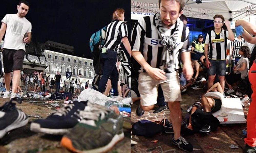 Τραγωδία στο Τορίνο 600 τραυματίες από λάθος συναγερμό για βόμβα