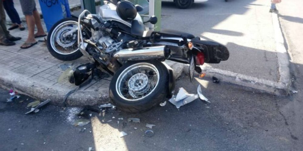 Νεκρός μοτοσικλετιστής σε τροχαίο στα Χανιά (φωτο)