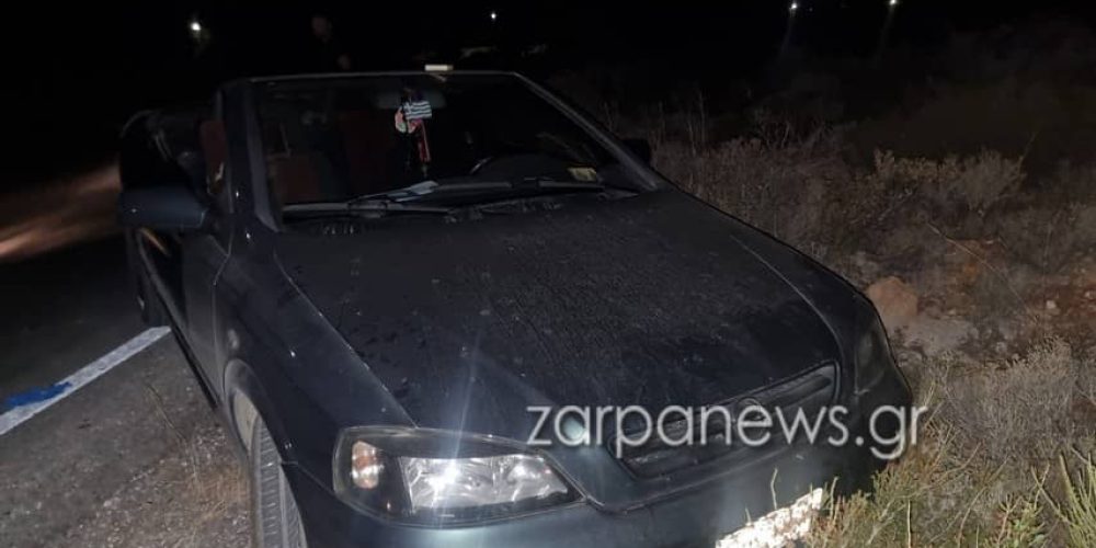 Χανιά: Τρόμος για οικογένεια: Το αυτοκίνητο ξέφυγε της πορείας του – Τραυματίστηκε ο οδηγός (φωτο)