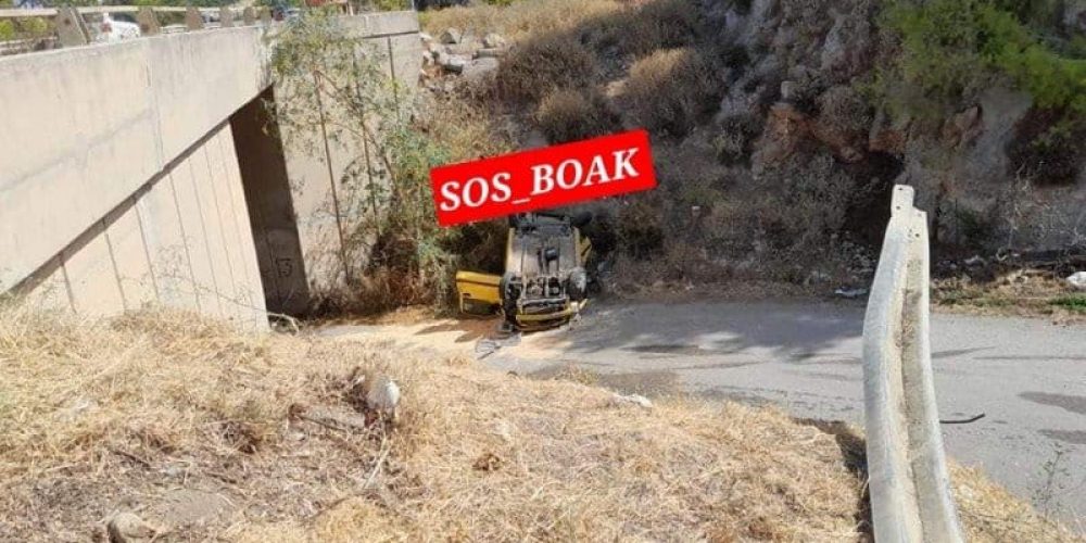 Νέο θανατηφόρο τροχαίο στην Κρήτη – Ι.Χ έπεσε από γέφυρα 5 μέτρων στην εθνική (φωτο)